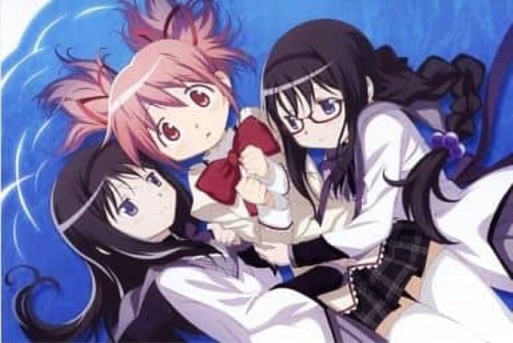 Amazon.co.jp: 鹿目まどか＆暁美ほむら 髪下ろし＆三つ編み眼鏡 ポスト